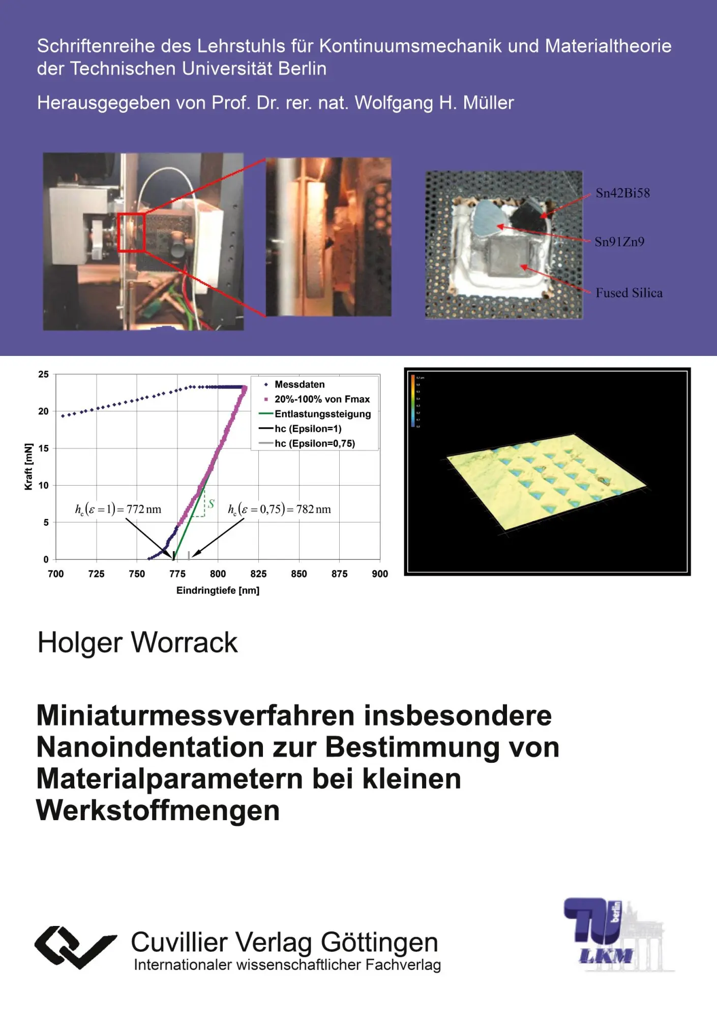 Cover: 9783954042401 | Miniaturmessverfahren insbesondere Nanoindentation zur Bestimmung...