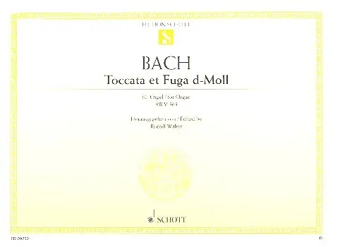 Cover: 9790001092401 | Toccata Et Fuga D-Moll | BWV 565. Orgel., Edition Schott Einzelausgabe