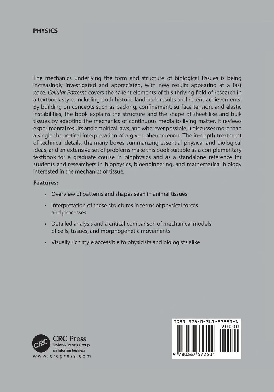 Rückseite: 9780367572501 | Cellular Patterns | Antonio Siber (u. a.) | Taschenbuch | Englisch