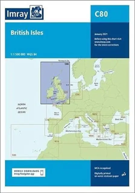 Cover: 9781786792501 | C80 British Isles | Imray | (Land-)Karte | Karte/Landkarte | Englisch