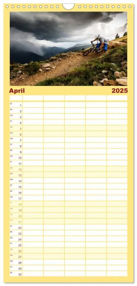 Bild: 9783457122501 | Familienplaner 2025 - Mountain Bike 2025 by Stef. Candé mit 5...