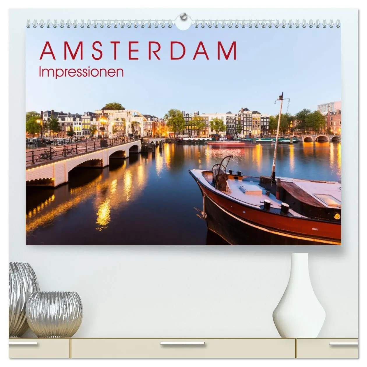 Cover: 9783457742501 | AMSTERDAM Impressionen (hochwertiger Premium Wandkalender 2026 DIN...
