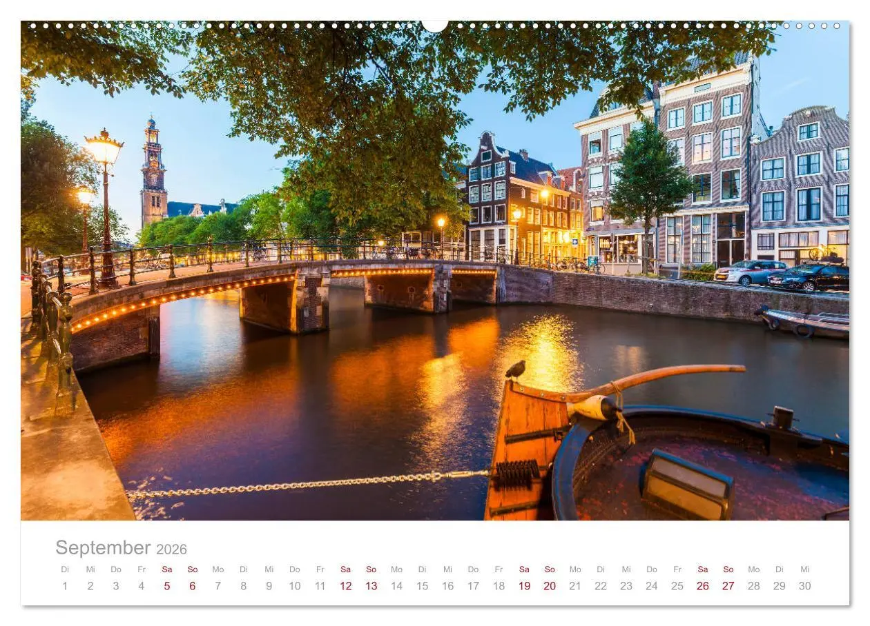Bild: 9783457742501 | AMSTERDAM Impressionen (hochwertiger Premium Wandkalender 2026 DIN...