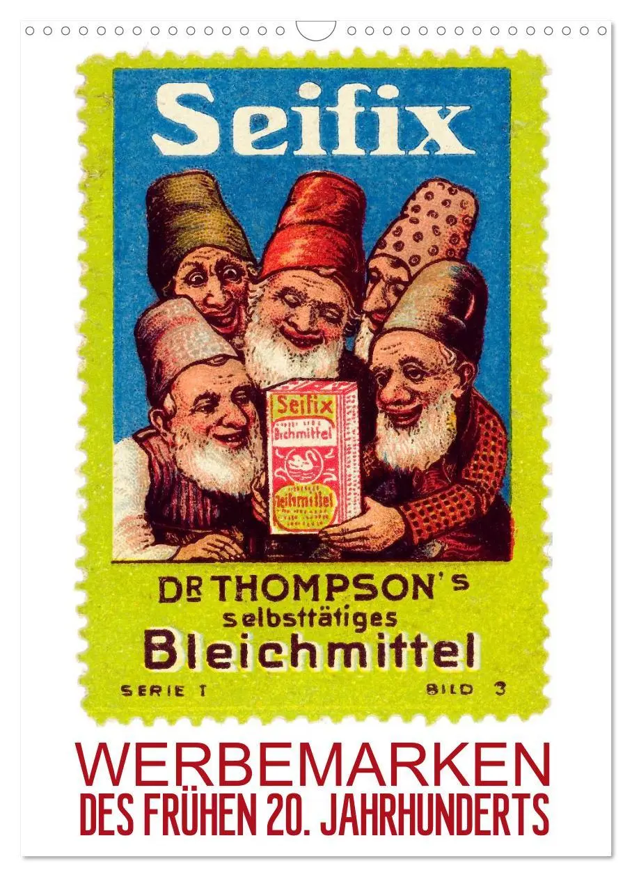 Cover: 9783516452501 | Werbemarken des frühen 20. Jahrhunderts (Wandkalender 2026 DIN A3...