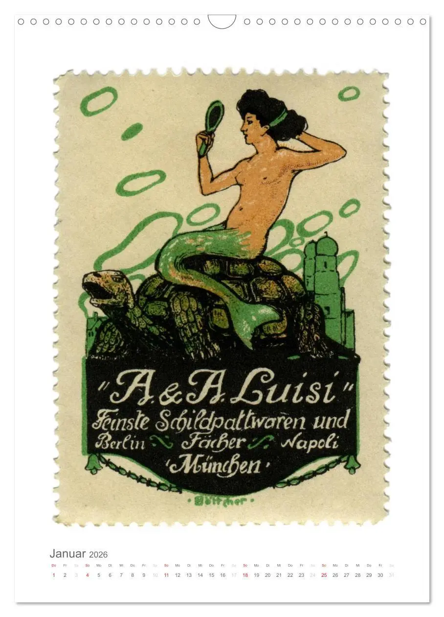 Bild: 9783516452501 | Werbemarken des frühen 20. Jahrhunderts (Wandkalender 2026 DIN A3...