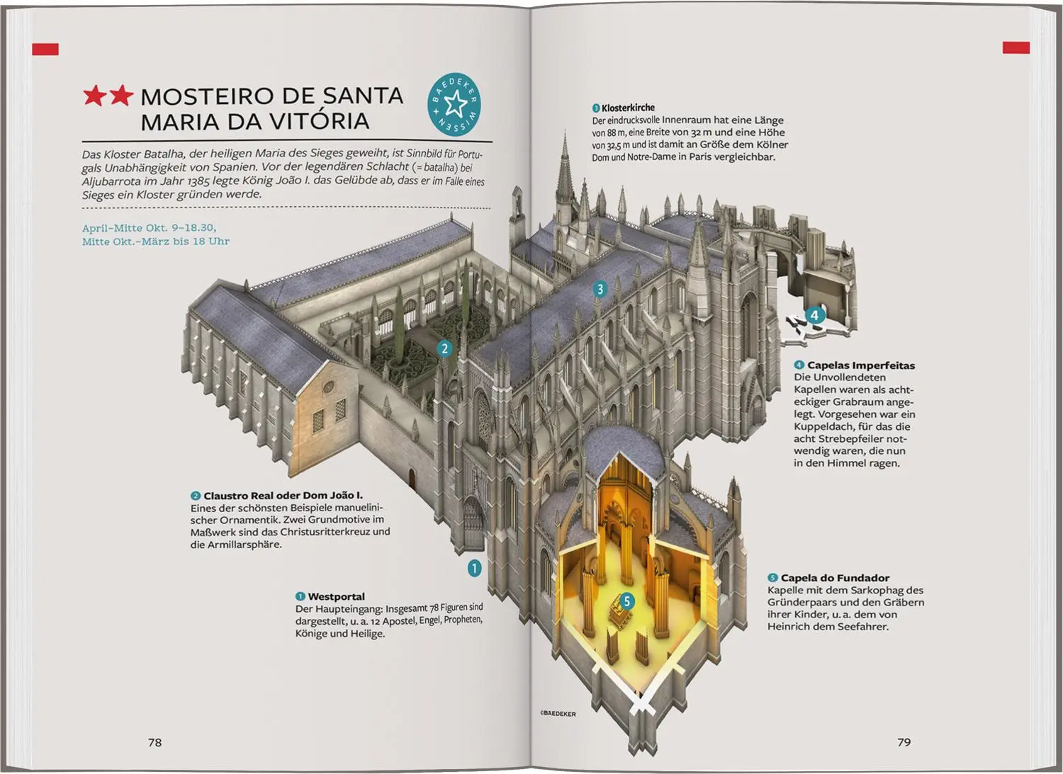 Bild: 9783575002501 | Baedeker Reiseführer Portugal | mit praktischer Karte EASY ZIP | Buch