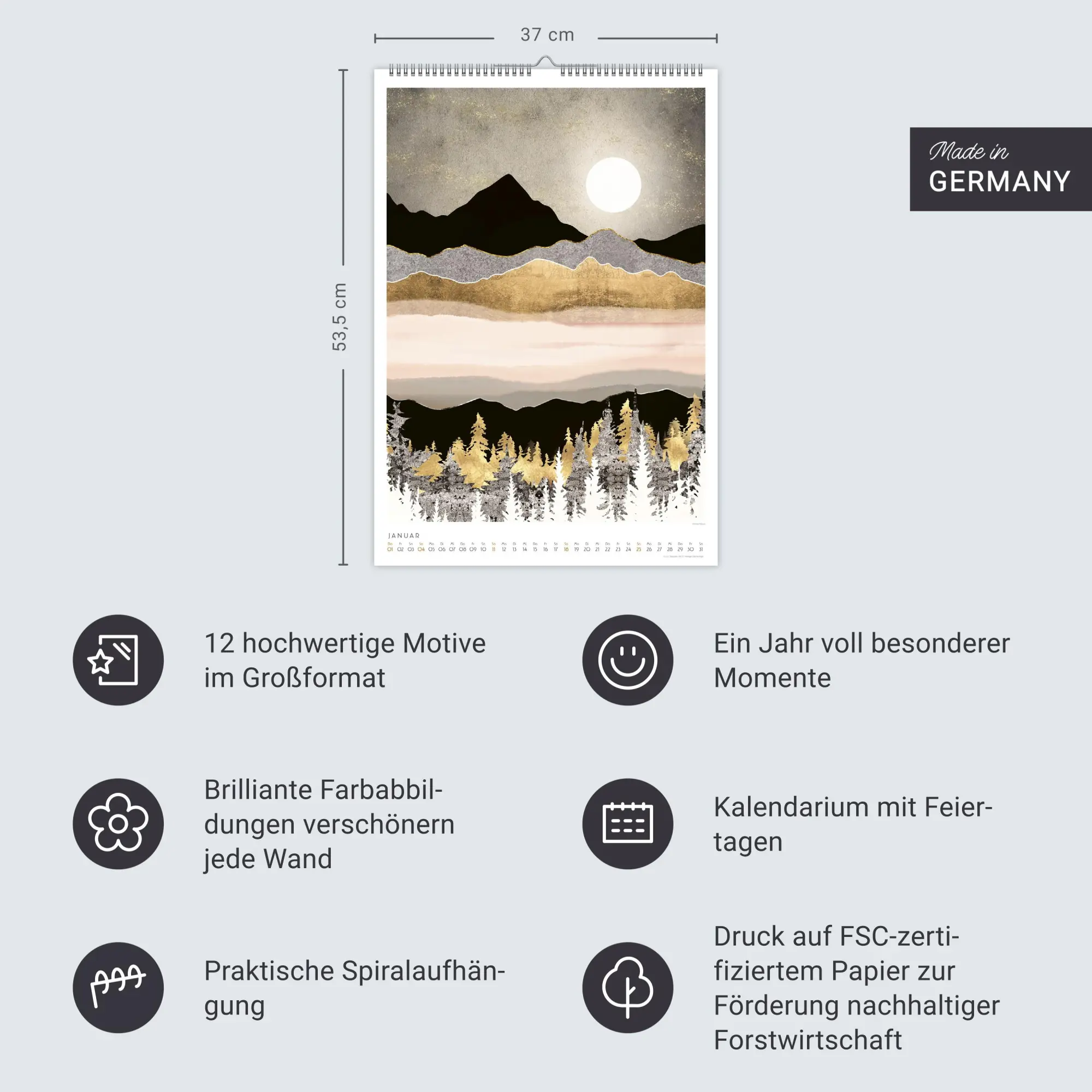 Bild: 9783756412501 | Traumwelten Posterkalender 2026 | SpaceFrog Designs | Kalender | 14 S.