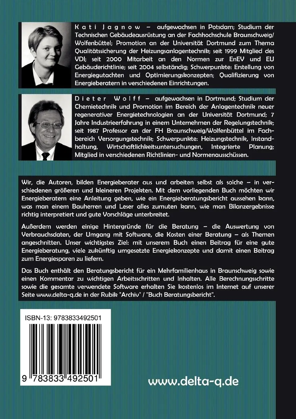 Rückseite: 9783833492501 | Modernisierungskonzept für ein Mehrfamilienhaus in Braunschweig | Buch