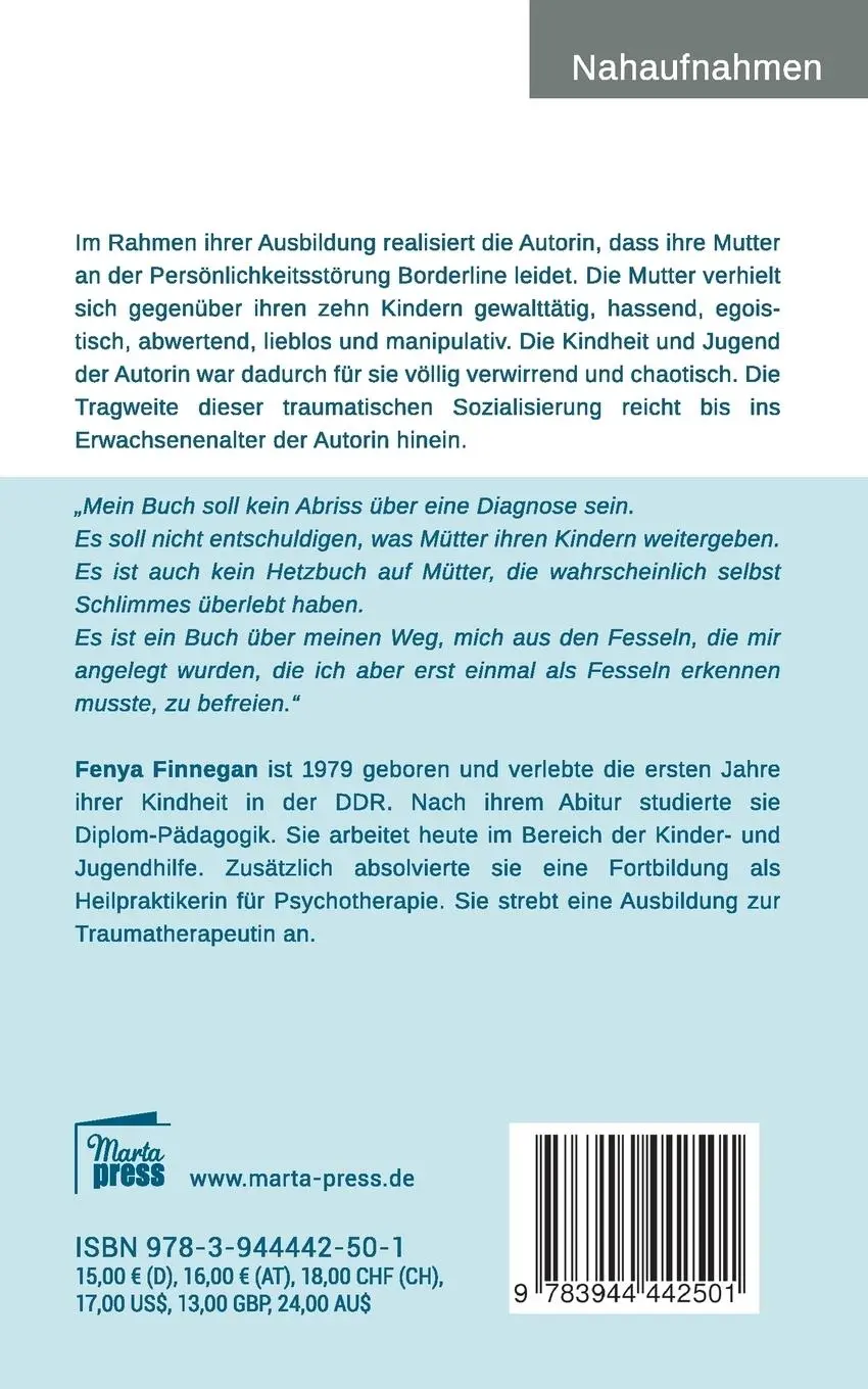 Rückseite: 9783944442501 | Im Land der Schneekönigin | Nach dem Leben mit einer Borderline-Mutter