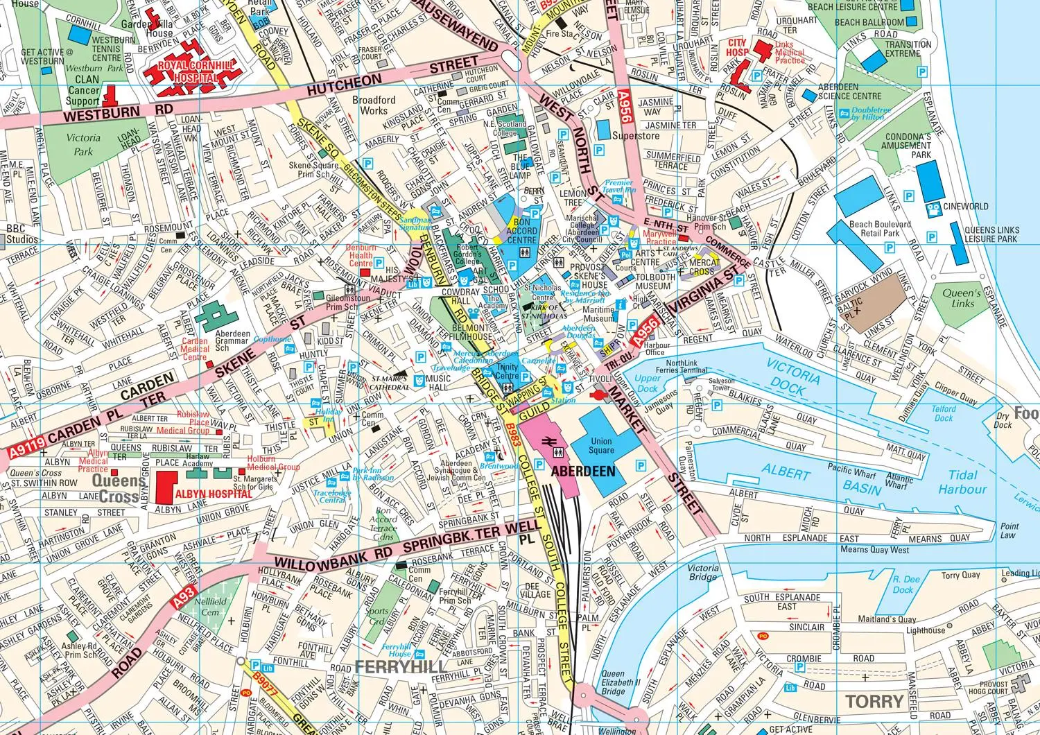 Bild: 9780008492601 | Aberdeen Pocket Map | The Perfect Way to Explore Aberdeen | Maps