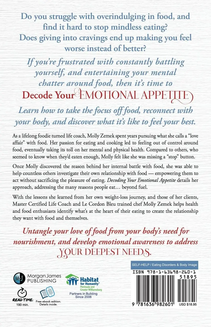 Rückseite: 9781636982601 | Decoding Your Emotional Appetite | A Food Lover's Guide to Weight Loss