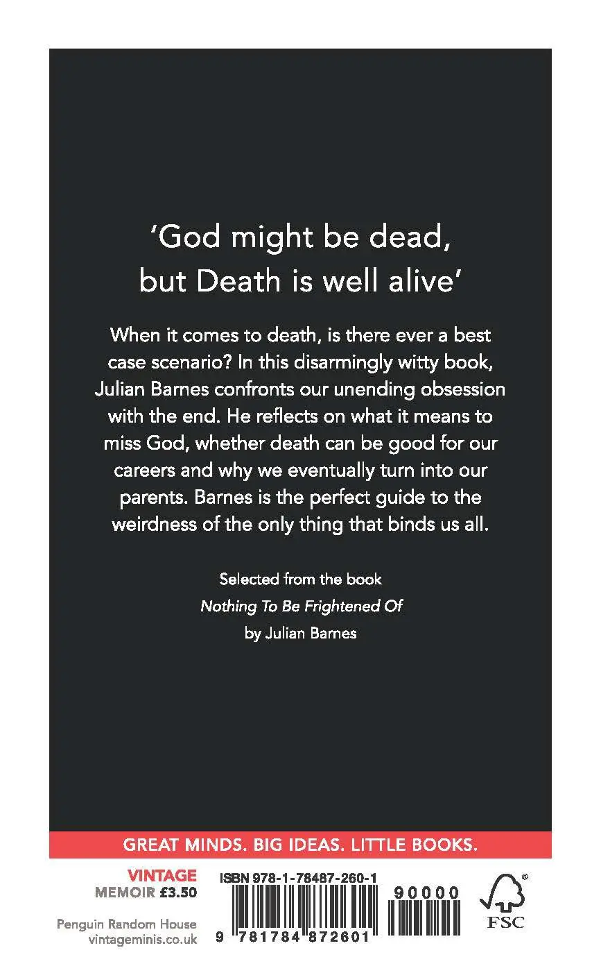 Rückseite: 9781784872601 | Death | Julian Barnes | Taschenbuch | Vintage Classics | 110 S. | 2017