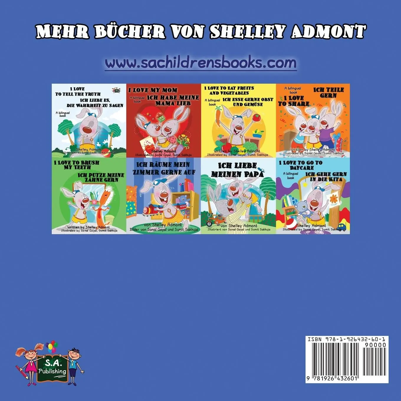 Rückseite: 9781926432601 | Ich Schlafe Gern in Meinem Eigenen Bett | Shelley Admont (u. a.)
