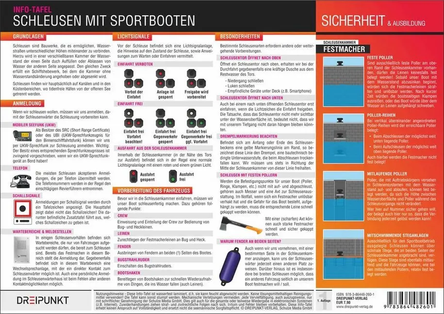 Cover: 9783864482601 | Schleusen mit Sportbooten, Info-Tafel | Michael Schulze | 2 S. | 2015