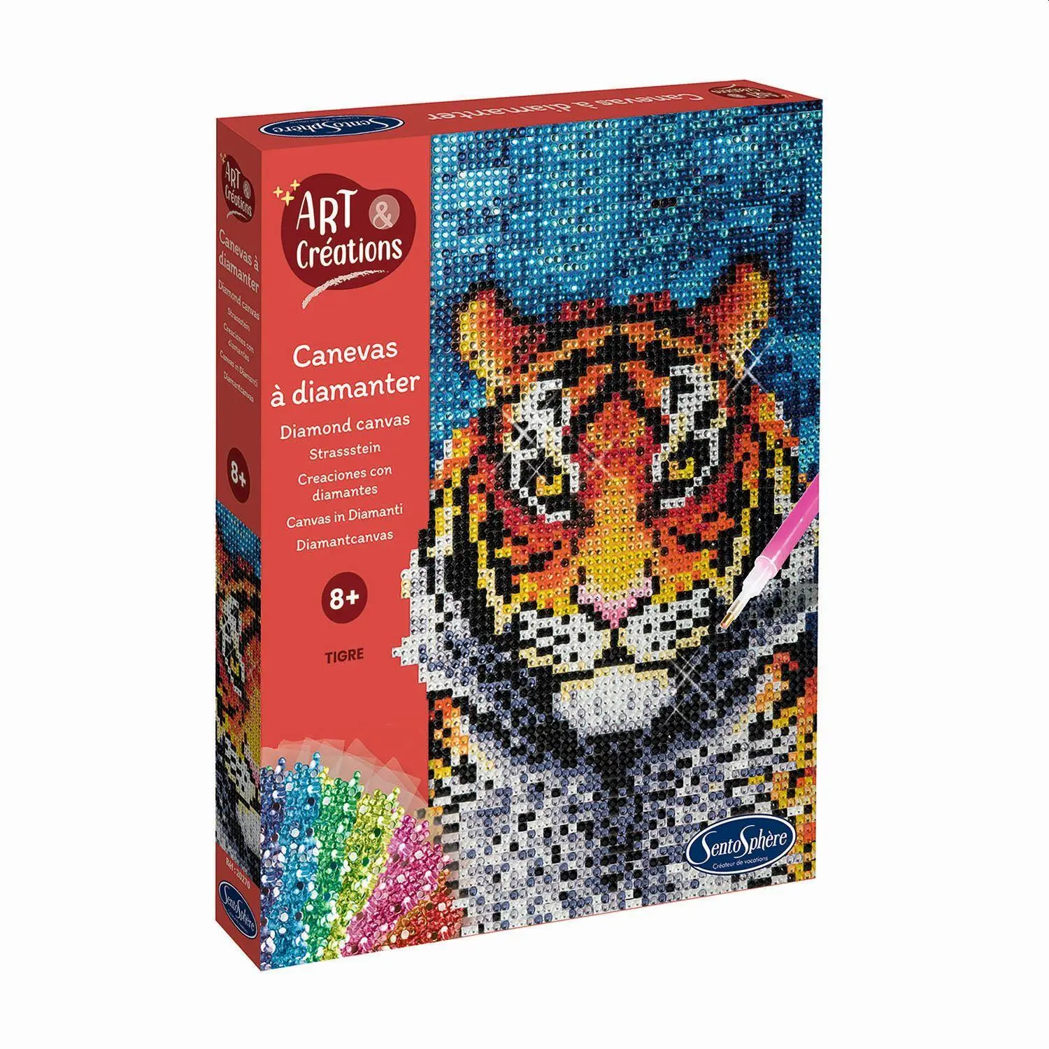 Cover: 3373910202701 | SENTOSPHERE - Strasssteinbild Tiger | Sentosphere | Spiel | 3920270