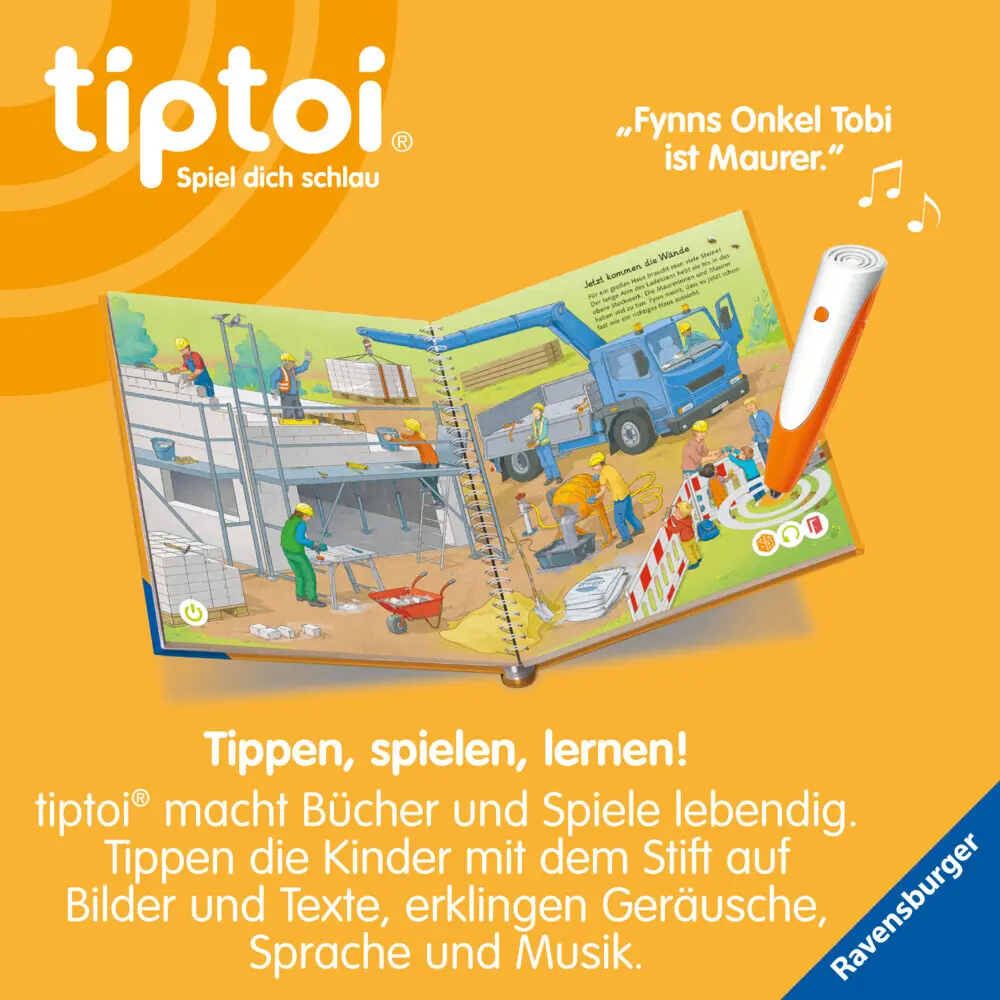 Bild: 9783473492701 | tiptoi® Mein Wörter-Bilderbuch - Baustelle | Sandra Grimm | Buch
