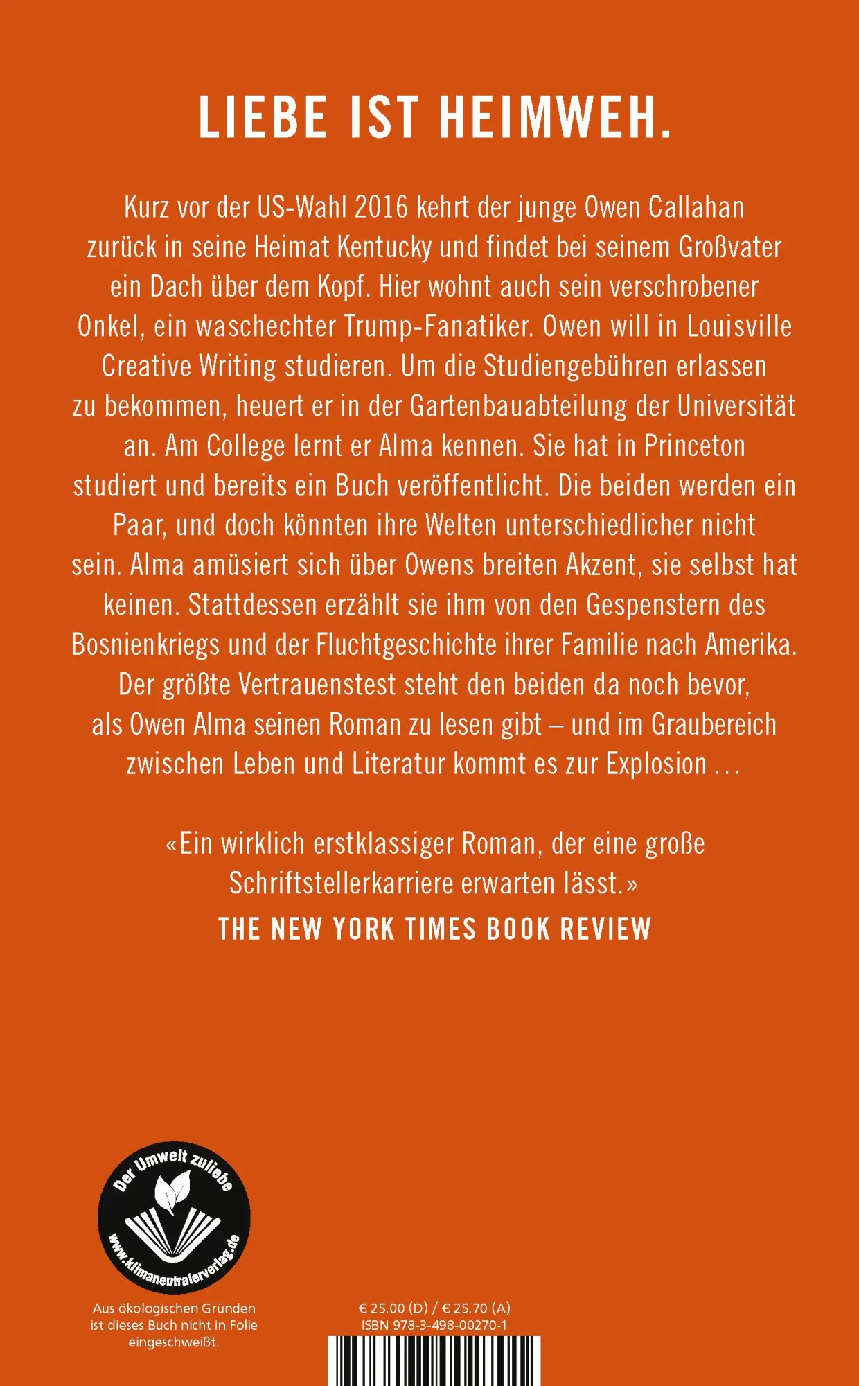 Rückseite: 9783498002701 | Kentucky | Lee Cole | Buch | 416 S. | Deutsch | 2023 | Rowohlt