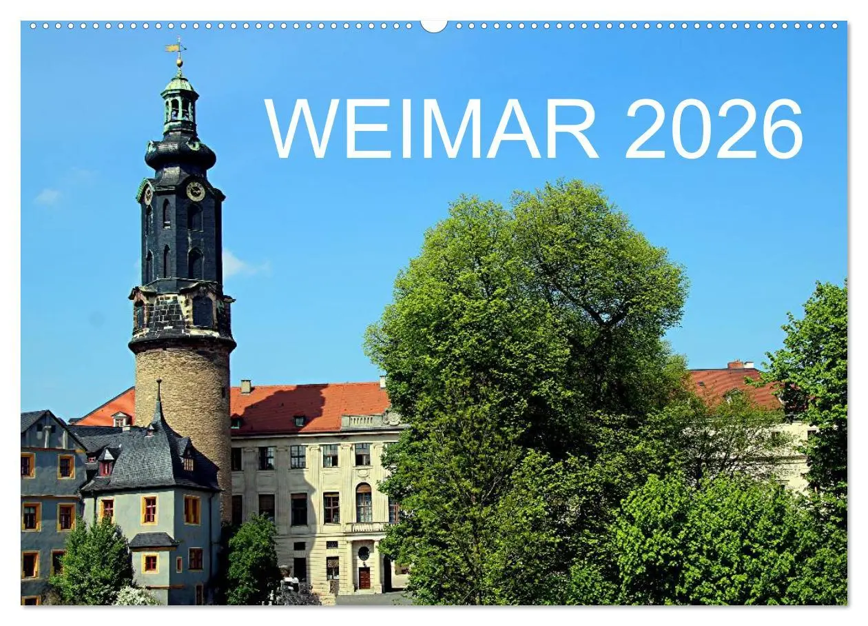 Cover: 9783516122701 | Weimar 2026 (Wandkalender 2026 DIN A2 quer), CALVENDO Monatskalender