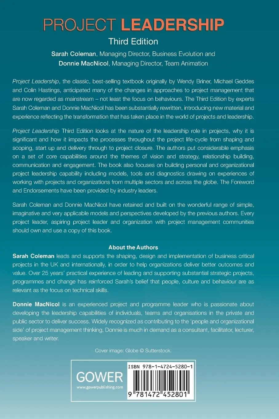 Rückseite: 9781472452801 | Project Leadership | Sarah Coleman (u. a.) | Taschenbuch | Englisch