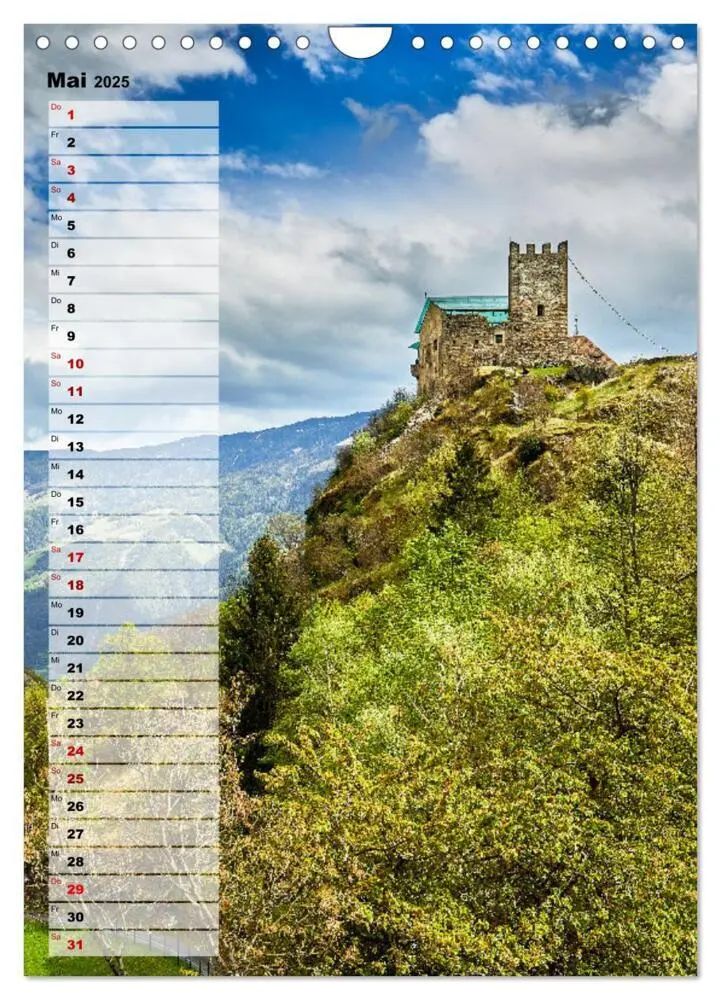 Bild: 9783435932801 | Süd-Tirol Terminplaner (Wandkalender 2025 DIN A4 hoch), CALVENDO...