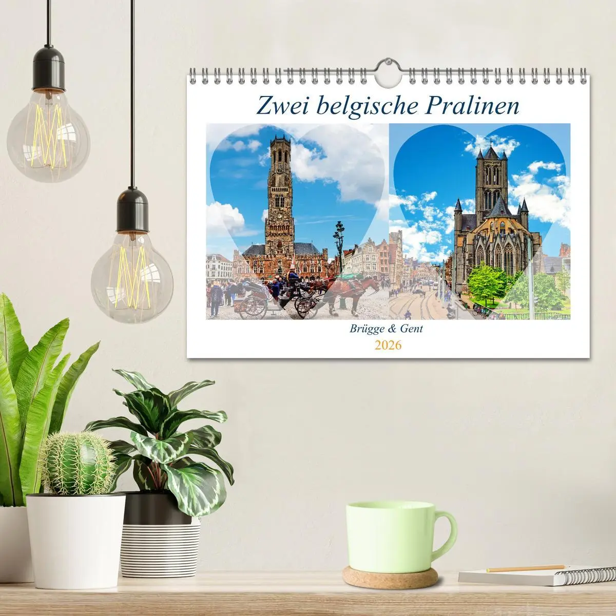 Bild: 9783457642801 | Zwei belgische Pralinen Brügge und Gent (Wandkalender 2026 DIN A4...