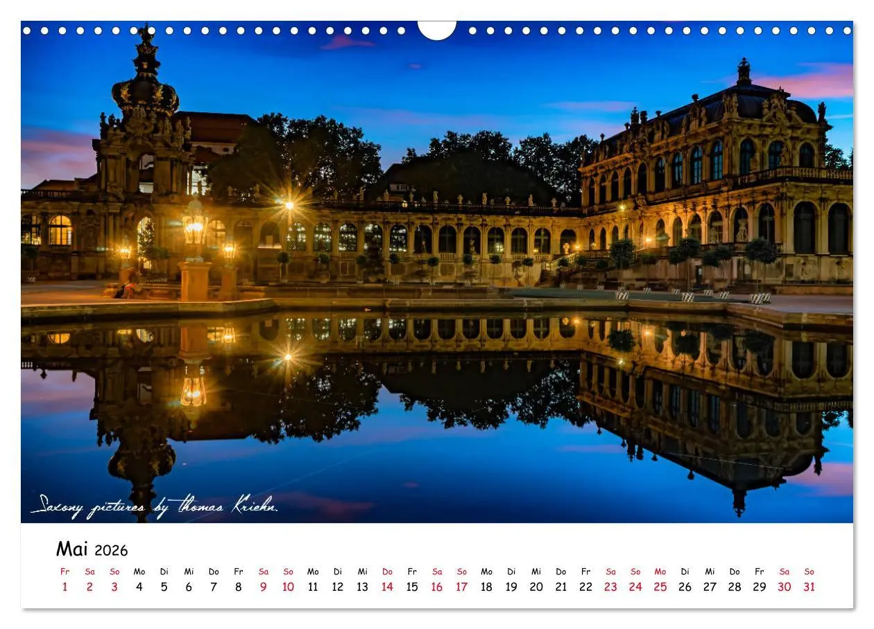 Bild: 9783457712801 | Dresden 2026 - Saxony Pictures by Thomas Kriehn (Wandkalender 2026...