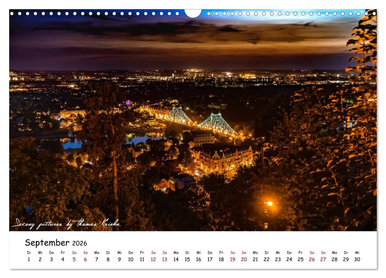 Bild: 9783457712801 | Dresden 2026 - Saxony Pictures by Thomas Kriehn (Wandkalender 2026...