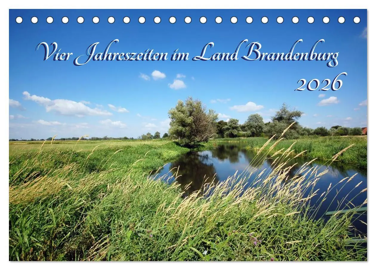 Cover: 9783457952801 | Vier Jahreszeiten im Land Brandenburg (Tischkalender 2026 DIN A5...