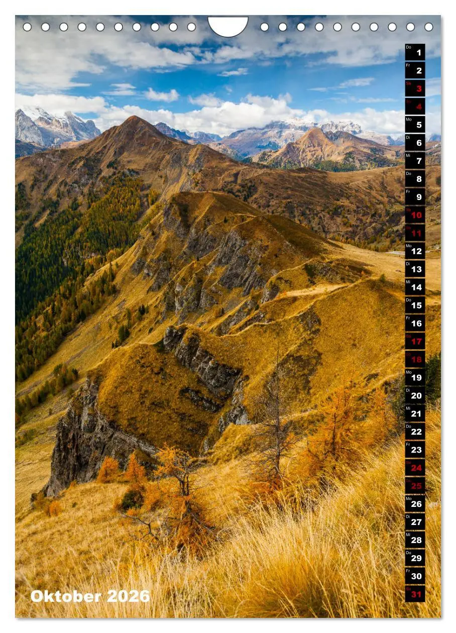 Bild: 9783516422801 | Dolomiten. Italien (Wandkalender 2026 DIN A4 hoch), CALVENDO...