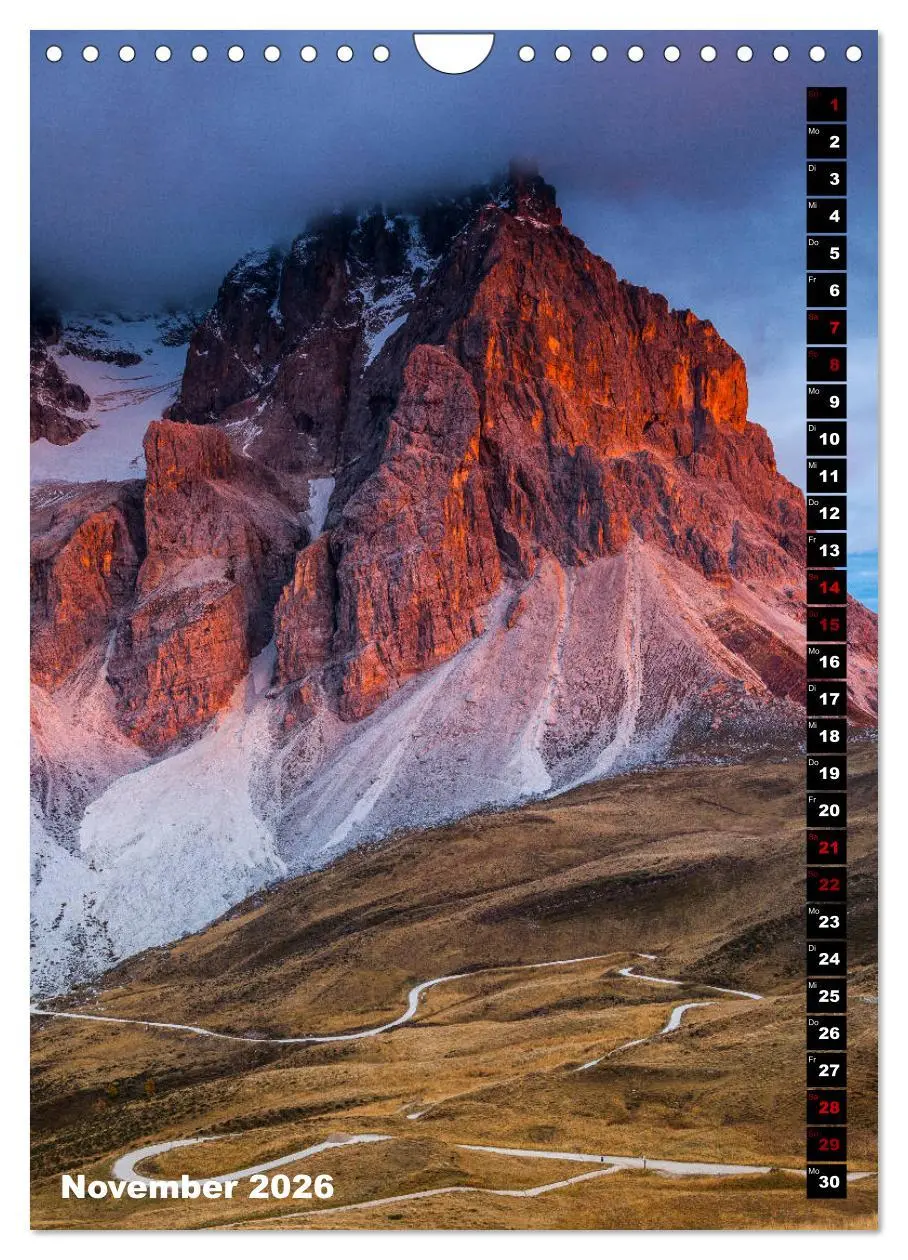 Bild: 9783516422801 | Dolomiten. Italien (Wandkalender 2026 DIN A4 hoch), CALVENDO...