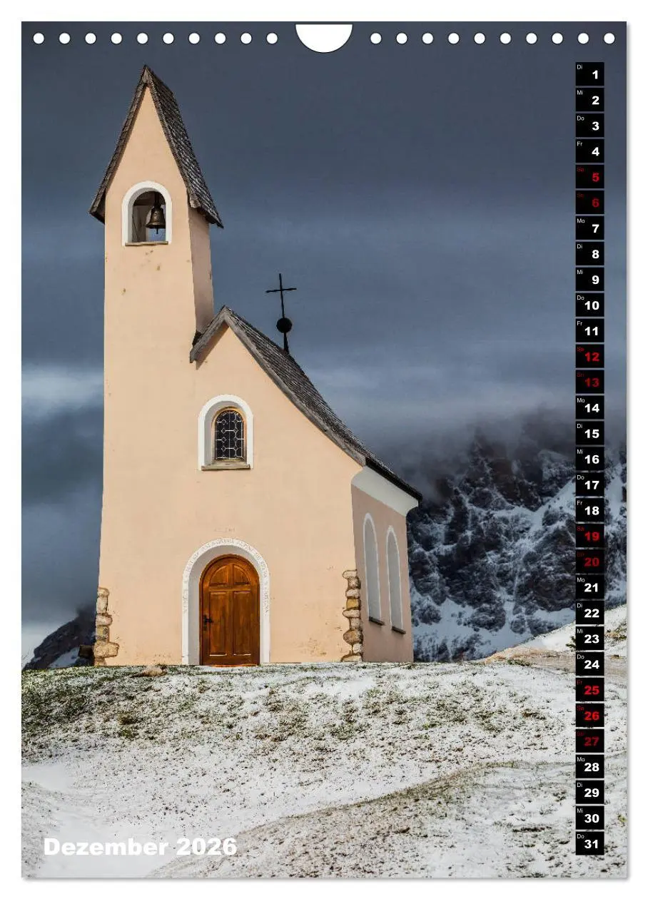 Bild: 9783516422801 | Dolomiten. Italien (Wandkalender 2026 DIN A4 hoch), CALVENDO...