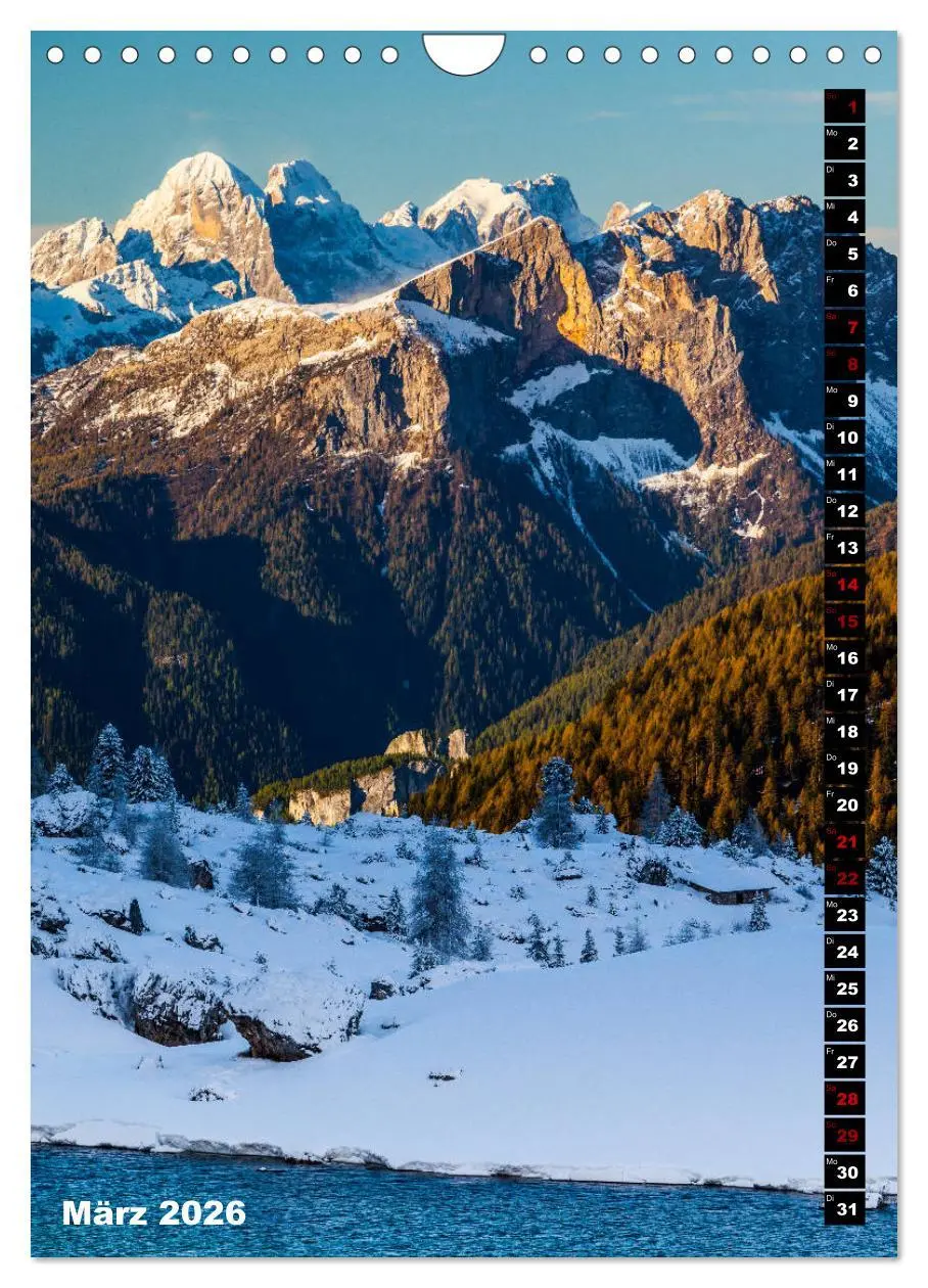 Bild: 9783516422801 | Dolomiten. Italien (Wandkalender 2026 DIN A4 hoch), CALVENDO...