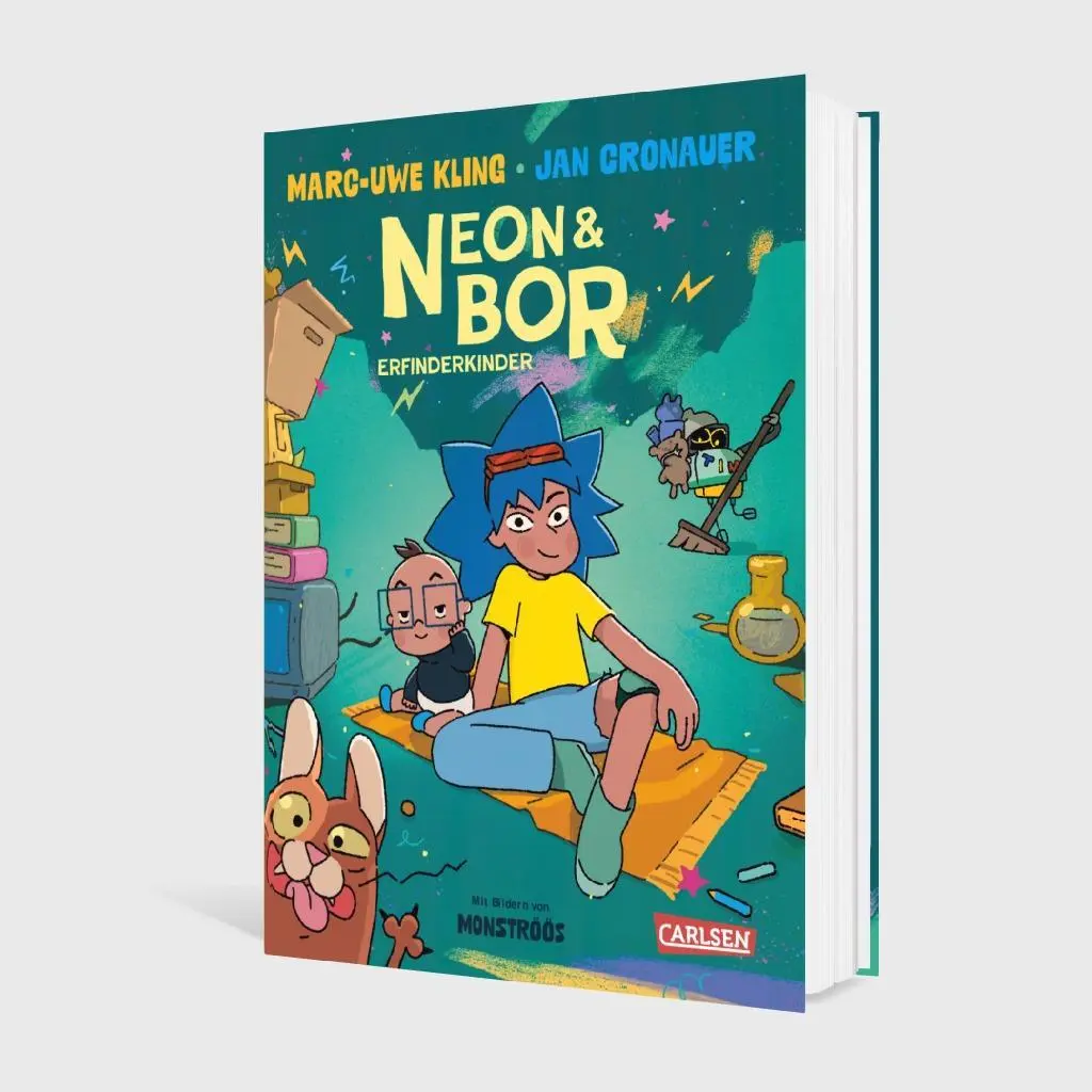 Bild: 9783551522801 | Neon und Bor | Erfinderkinder | Marc-Uwe Kling (u. a.) | Buch | 160 S.