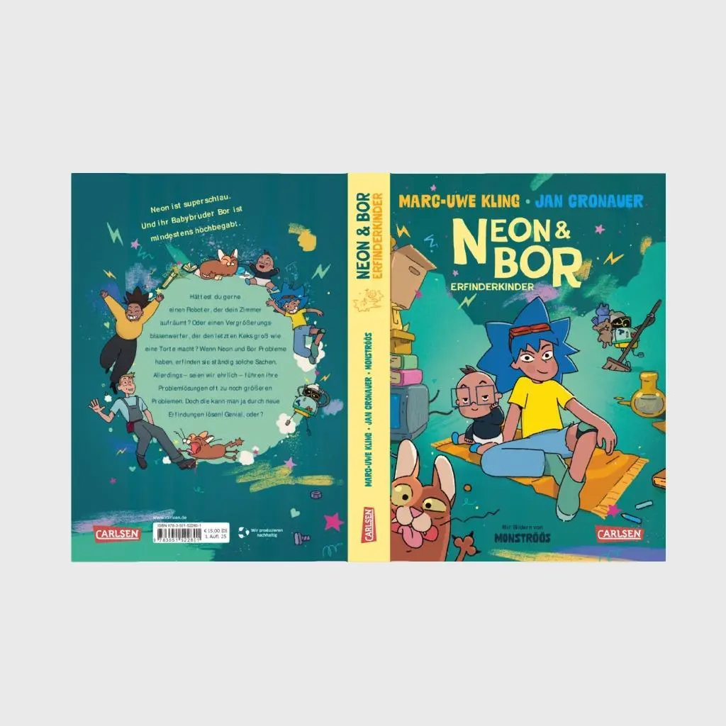 Bild: 9783551522801 | Neon und Bor | Erfinderkinder | Marc-Uwe Kling (u. a.) | Buch | 160 S.