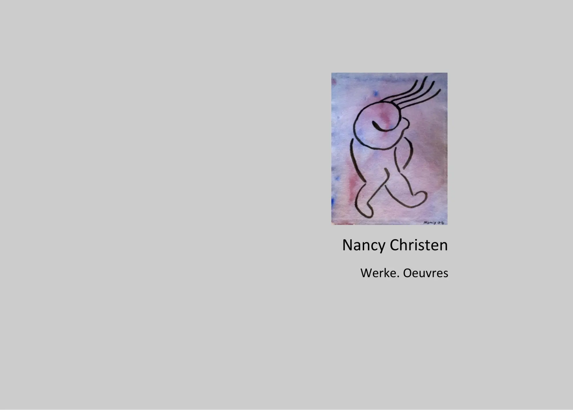 Cover: 9783748182801 | Nancy Christen | Werke. Oeuvres | Urs Fitze | Taschenbuch | 72 S.