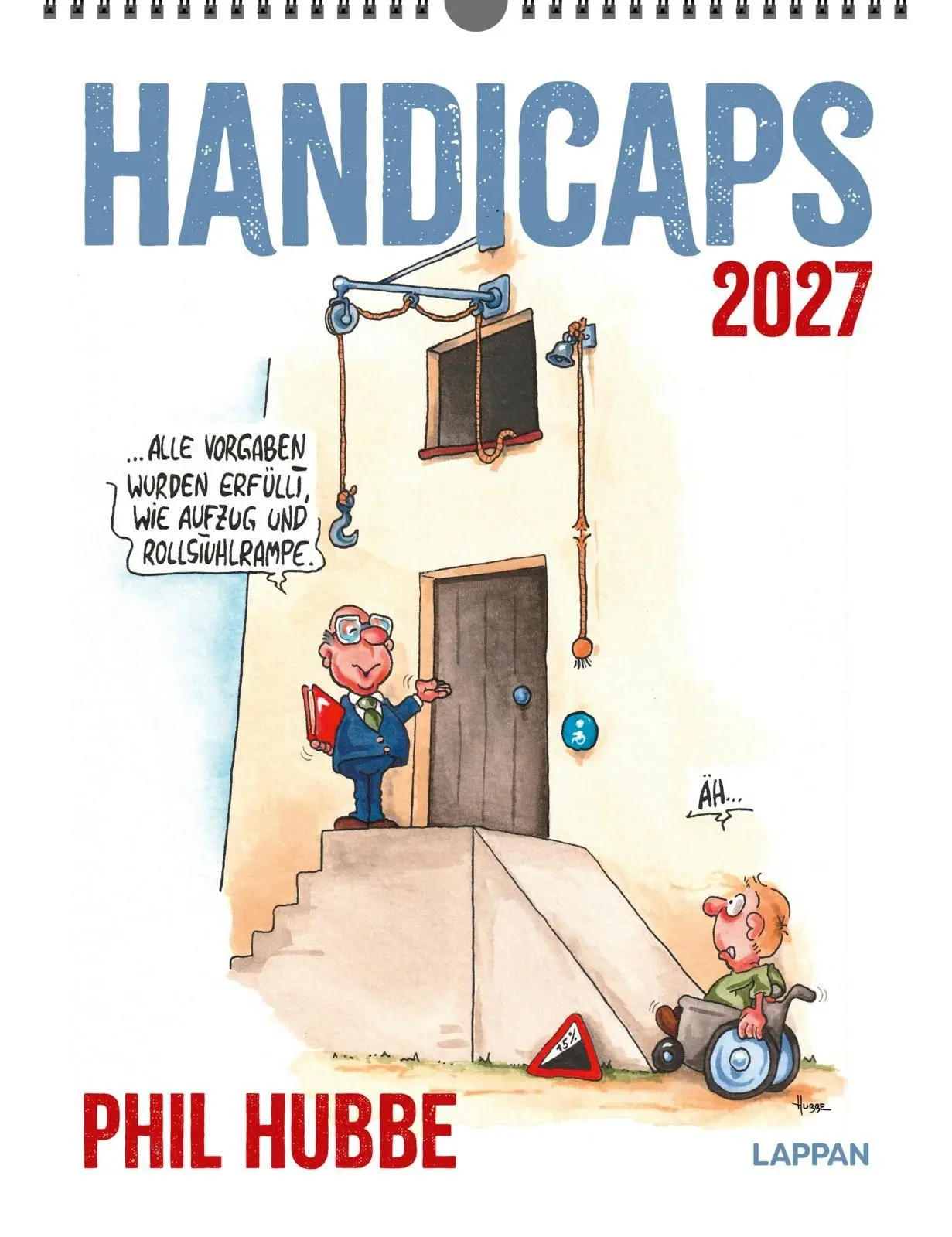 Cover: 9783830322801 | Handicaps 2027: Monatskalender für die Wand | Phil Hubbe | Kalender