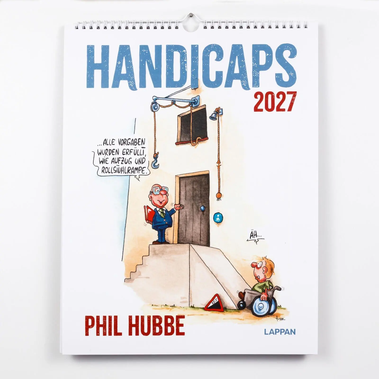 Bild: 9783830322801 | Handicaps 2027: Monatskalender für die Wand | Phil Hubbe | Kalender