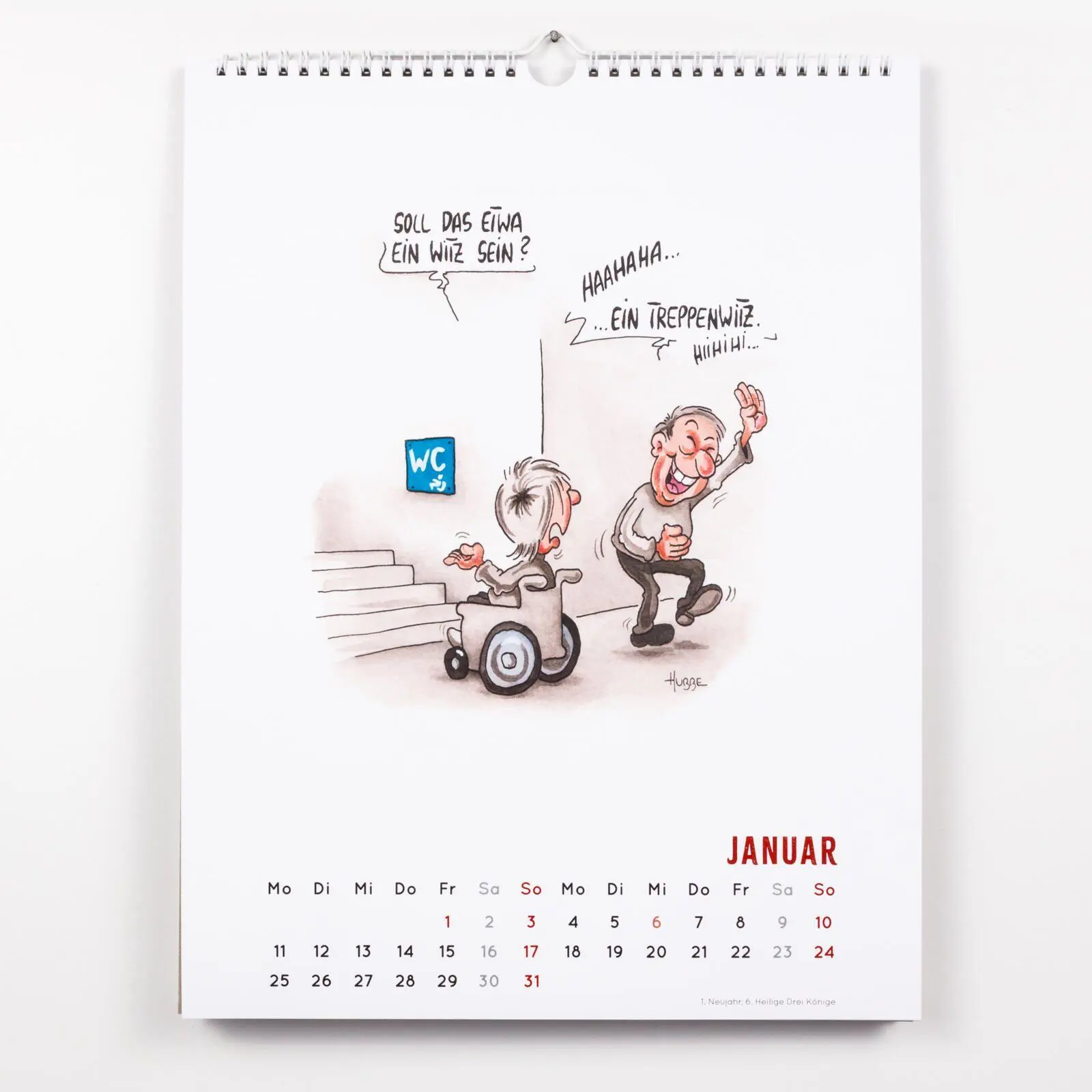 Bild: 9783830322801 | Handicaps 2027: Monatskalender für die Wand | Phil Hubbe | Kalender