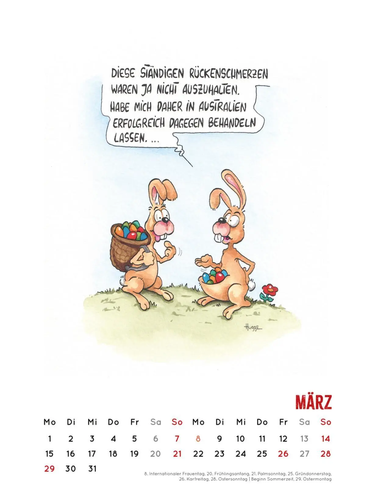 Bild: 9783830322801 | Handicaps 2027: Monatskalender für die Wand | Phil Hubbe | Kalender