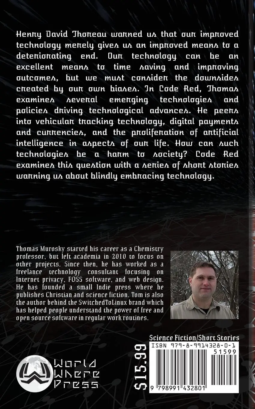 Rückseite: 9798991432801 | Code Red | Dark Tales from Tech | Thomas Murosky | Taschenbuch | 2024