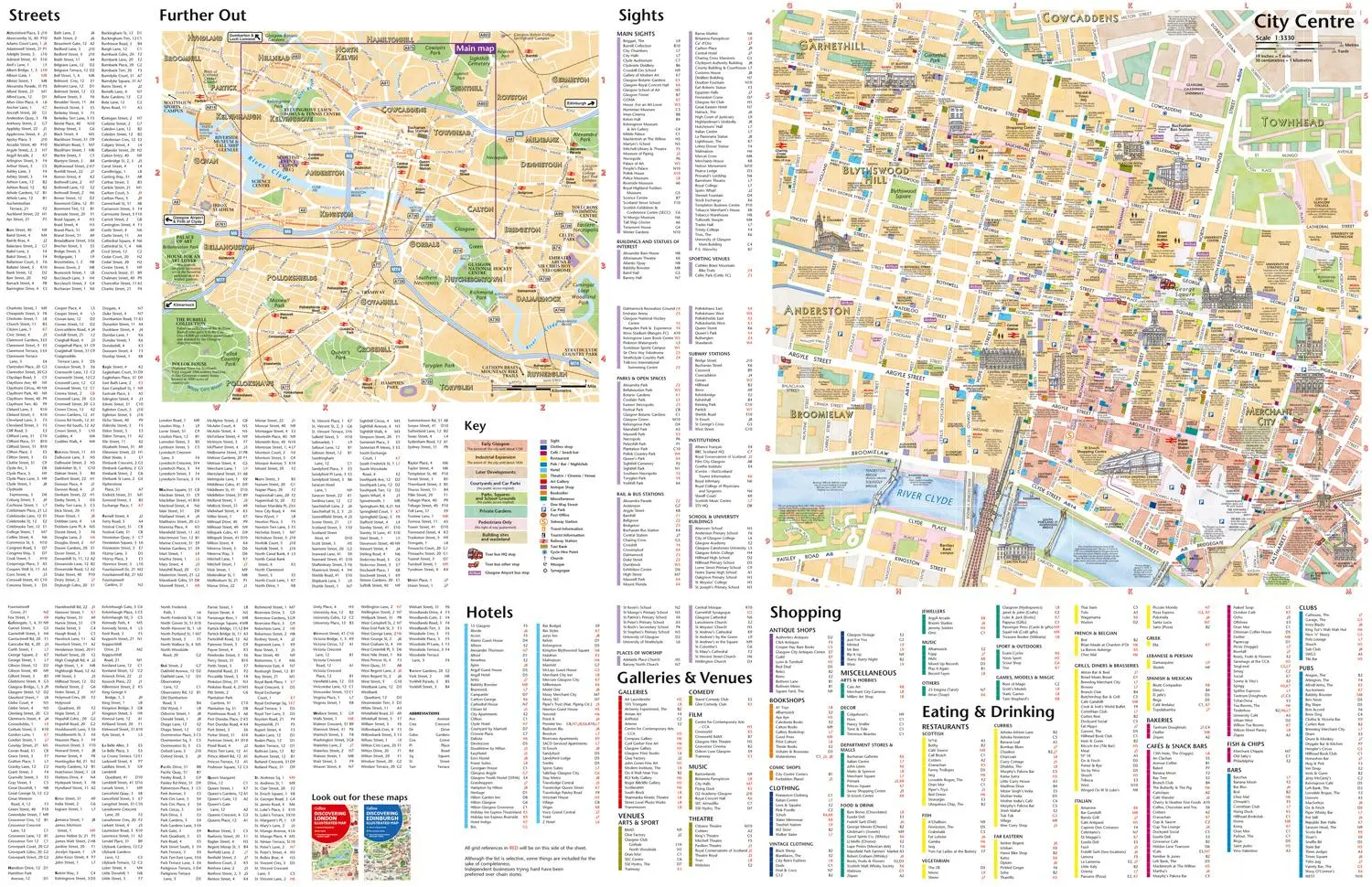 Bild: 9780008602901 | Discovering Glasgow Illustrated Map | Ideal for Exploring | Englisch