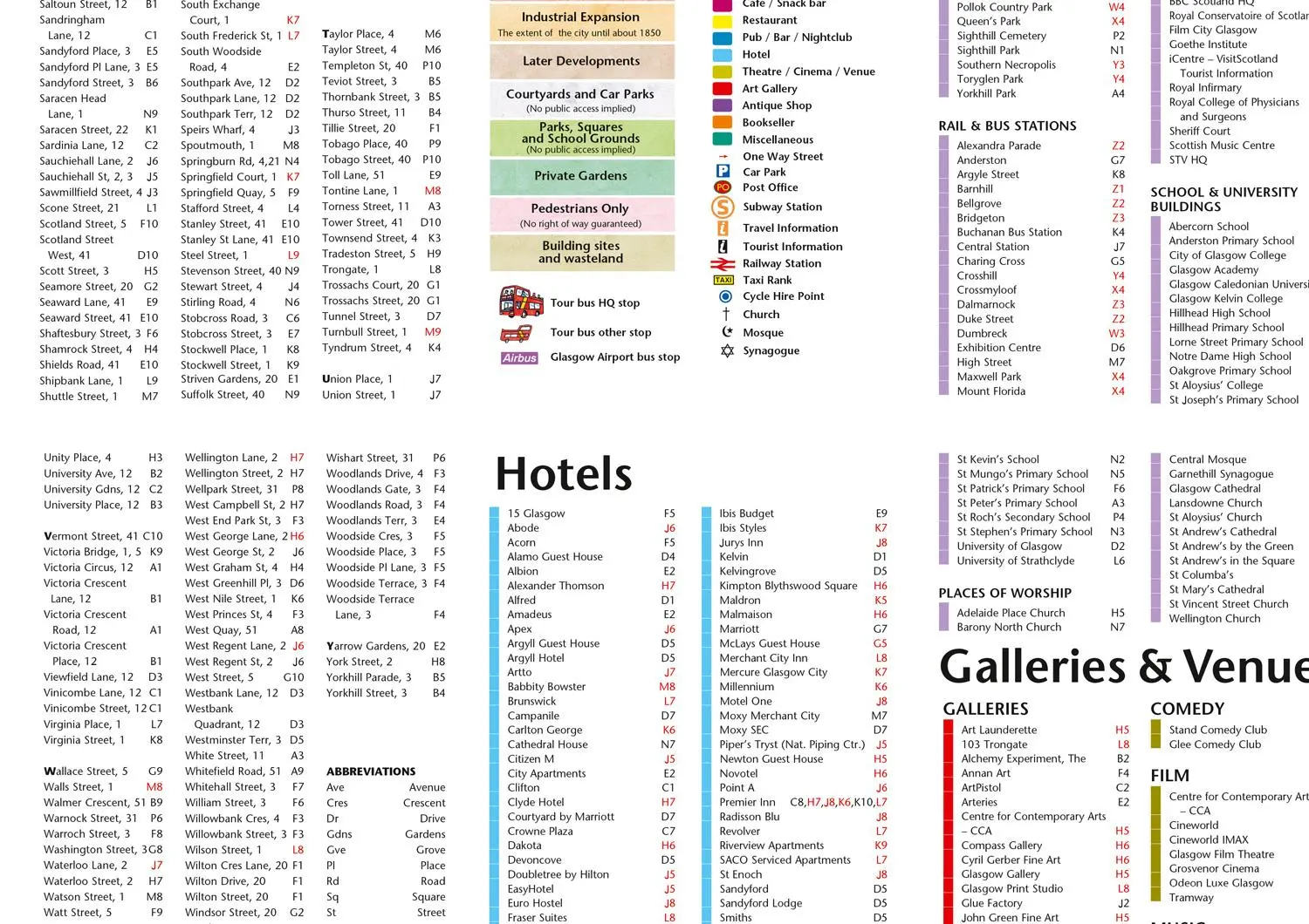 Bild: 9780008602901 | Discovering Glasgow Illustrated Map | Ideal for Exploring | Englisch