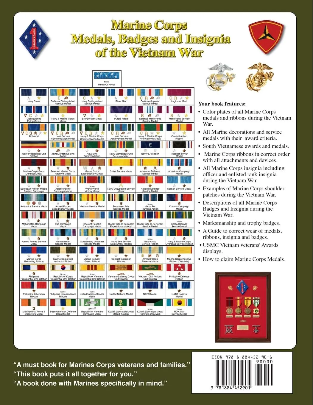 Rückseite: 9781884452901 | United States Marine Corps Medals, Badges and Insignia of the...