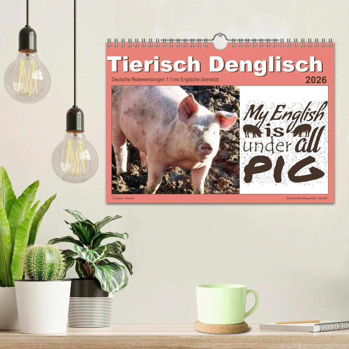 Bild: 9783457702901 | Tierisch Denglisch (Wandkalender 2026 DIN A4 quer), CALVENDO...
