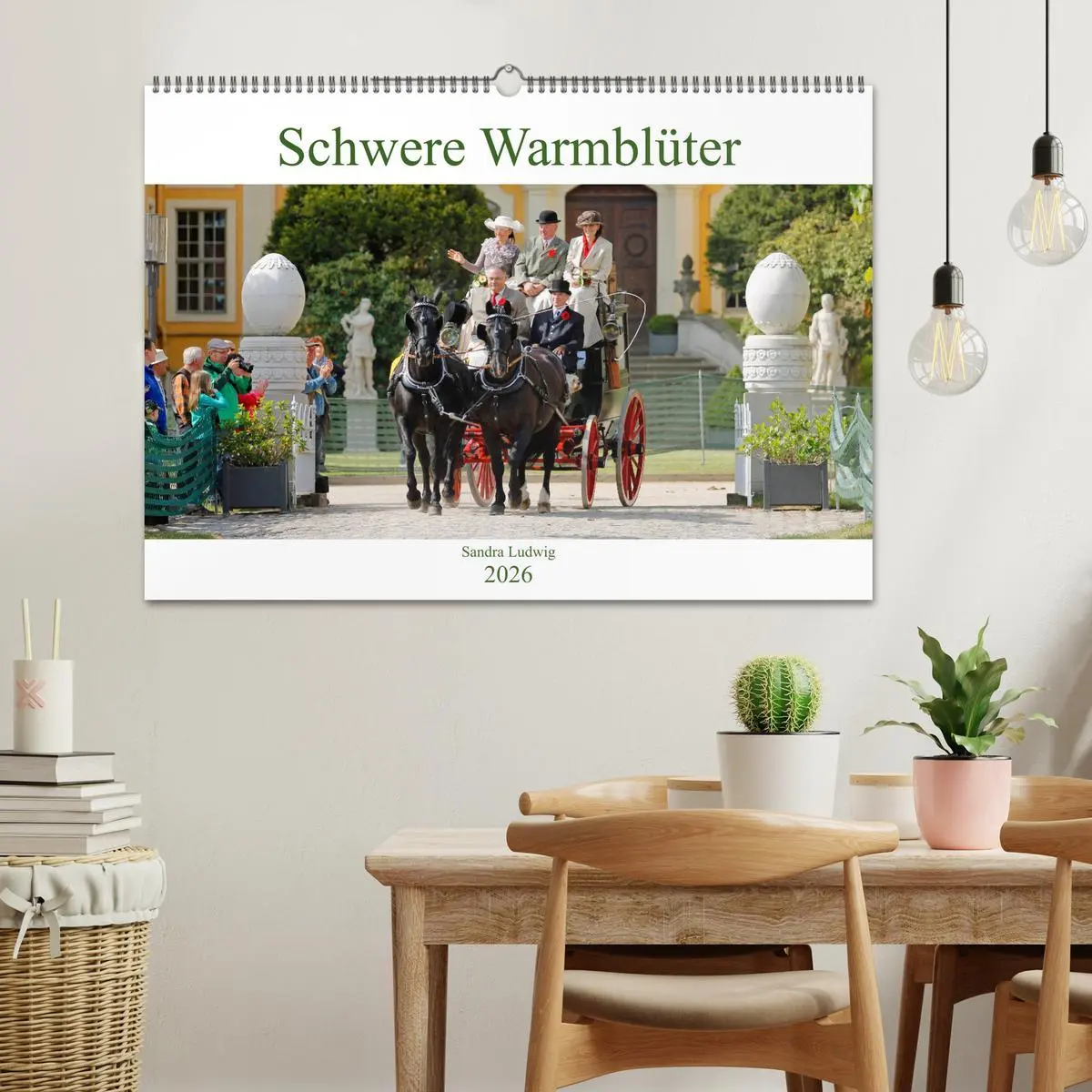 Bild: 9783457872901 | Schwere Warmblüter 2026 (Wandkalender 2026 DIN A2 quer), CALVENDO...