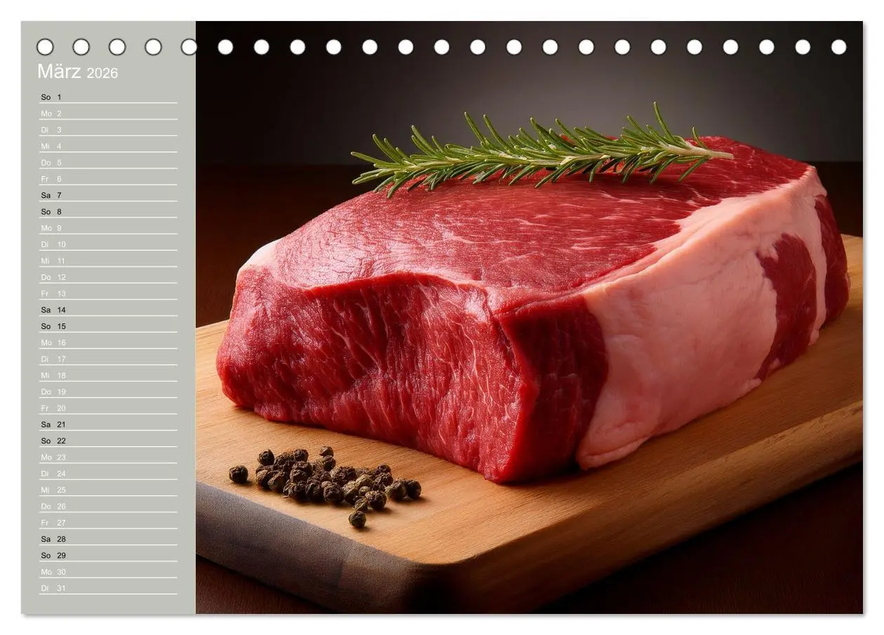 Bild: 9783457942901 | Der Grillkalender für echte Männer (Tischkalender 2026 DIN A5...