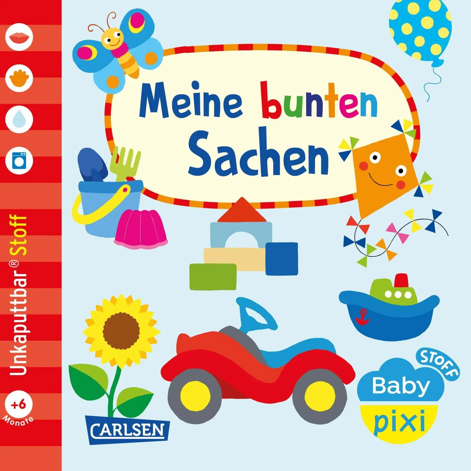 Cover: 9783551062901 | Baby Pixi (unkaputtbar) 166: Baby Pixi Stoff: Meine bunten Sachen