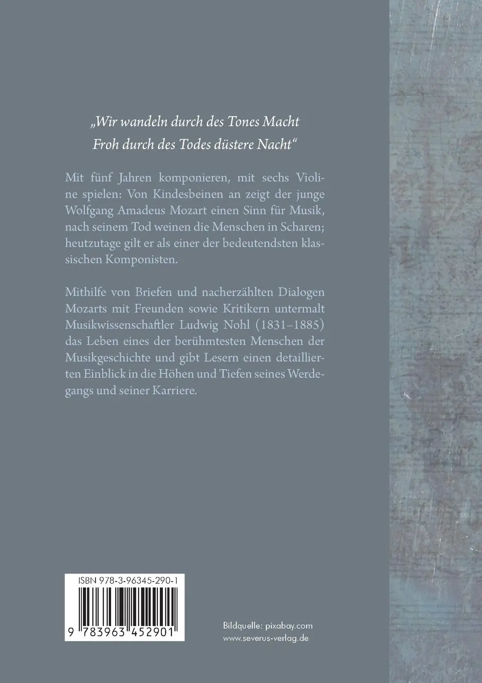 Rückseite: 9783963452901 | Mozart. Eine Biografie | Ludwig Nohl | Taschenbuch | 120 S. | Deutsch