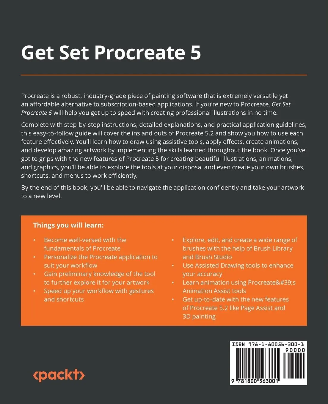 Rückseite: 9781800563001 | Get Set Procreate 5 | Samadrita Ghosh | Taschenbuch | Englisch | 2022