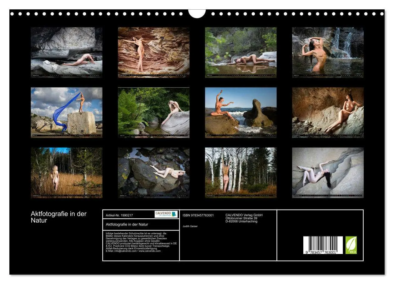 Bild: 9783457763001 | Aktfotografie in der Natur (Wandkalender 2026 DIN A3 quer),...